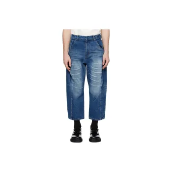 ADER ERROR Washed Cropped Jeans