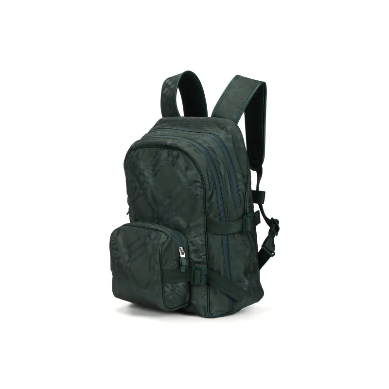 Burberry Polyamide Backpack Men's Vine Green-1
