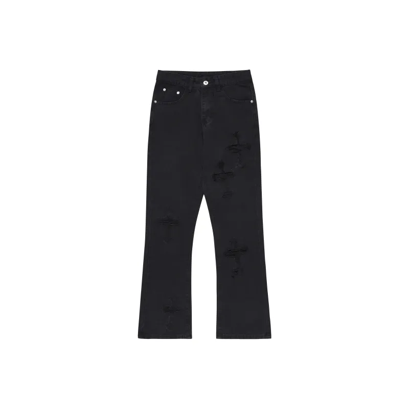 MT99 Jeans Unisex Black-0