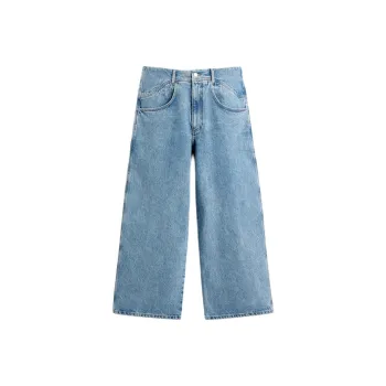 Nanushka X ZARA Nanushka Collaboration Jeans Men Light Blue