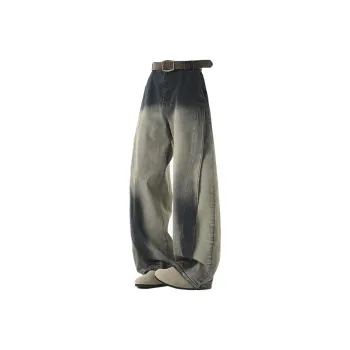FORCEPULR Jeans Unisex Yellow Mud Blue