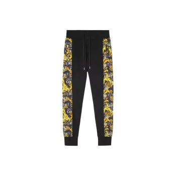 VERSACE JEANS COUTURE Knitted Sweatpants Men Black