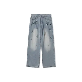 Michael Rock Jeans Unisex Blue