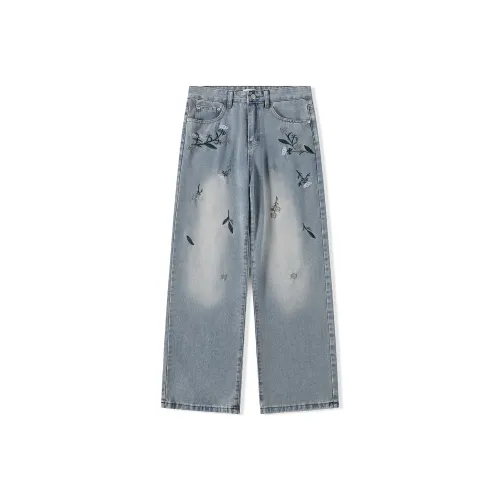 Michael Rock Jeans Unisex Black Blue