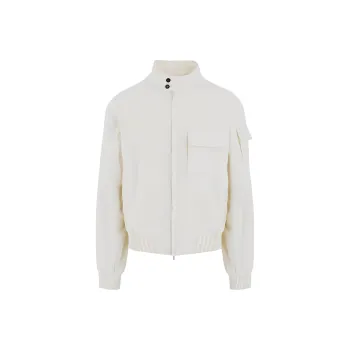 Ferragamo Linen Bomber Jacket