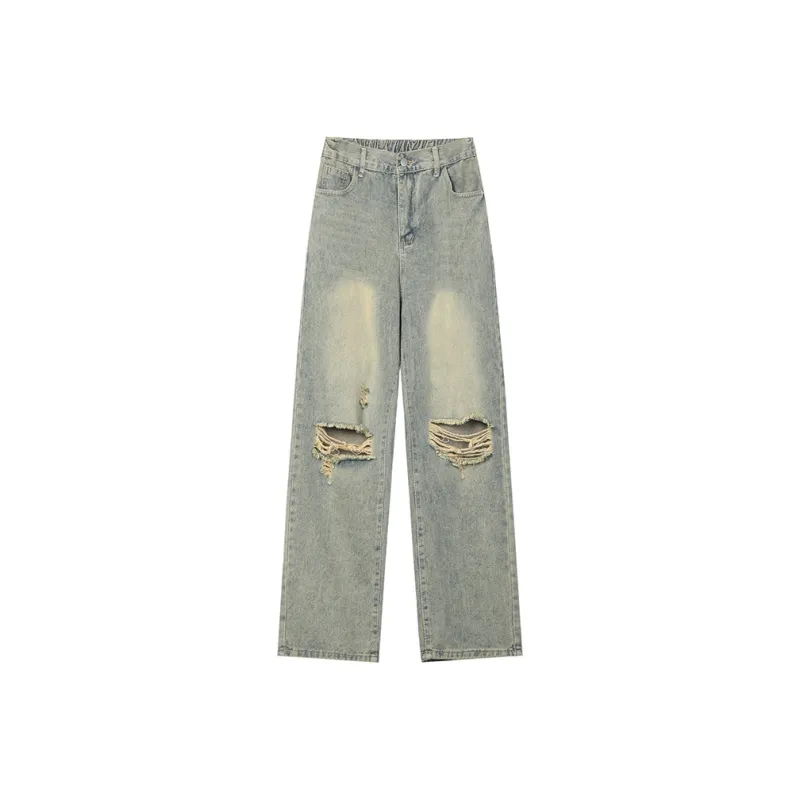 VIPGOOSE Jeans Unisex Yellow Mud-0