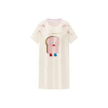 Gongdie x BRUNCH BROTHER Nightgown Women's White