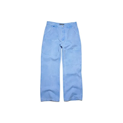 Acne Studios Distress Detailed Wide Leg Pants