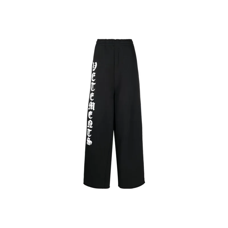 Vetements Logo-print Wide-leg Track Pants-0