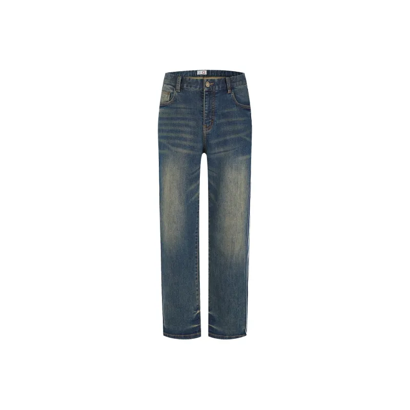 C'N'C Rhythm Party Series Jeans Men's Denim Blue-0
