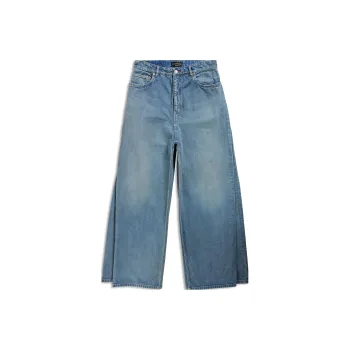 Balenciaga FW23 Jeans Loose Fit Style Unisex Blue