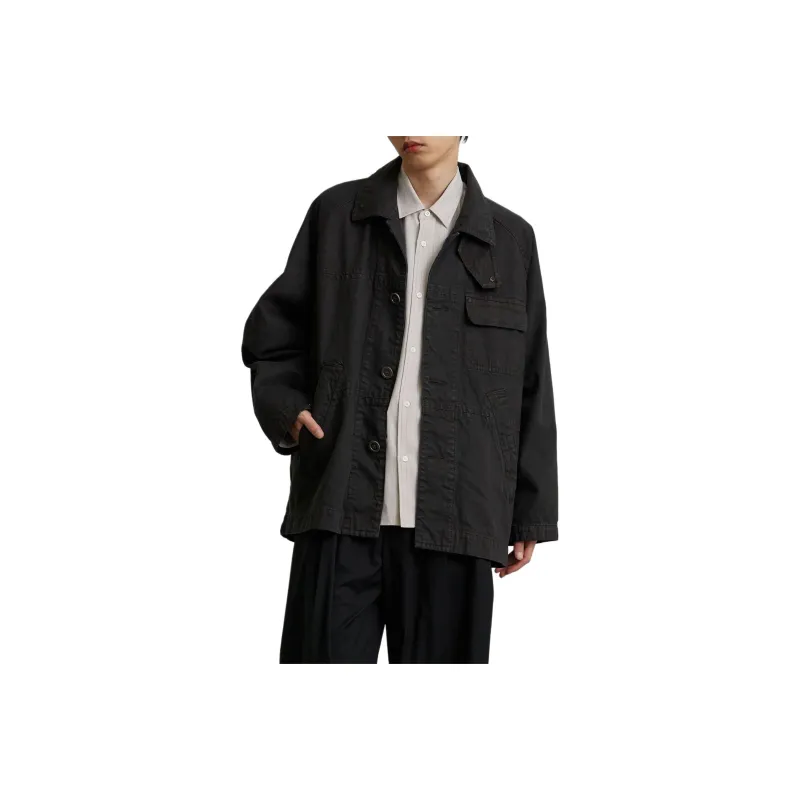 PUBLIC TOKYO SS25 Jackets & Coats Men's Dark Brown-0