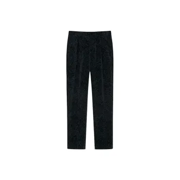 DAVID NAMAN Straight Casual Pants Men's Navy Blue
