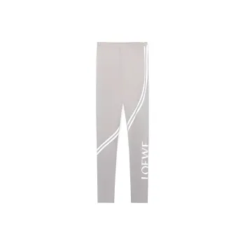 LOEWE Knitted Sweatpants Men Light Gray