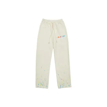 Playboy X SSSAINT LOUIS SSSAINT LOUIS X Playboy Co-branded Series Knitted Sweatpants Unisex White