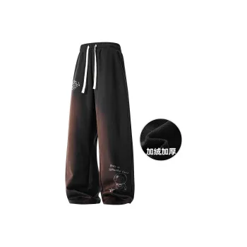 DoraemonA Knitted Sports Pants Regular Edition/Thickened And Fleece-Lined Unisex
