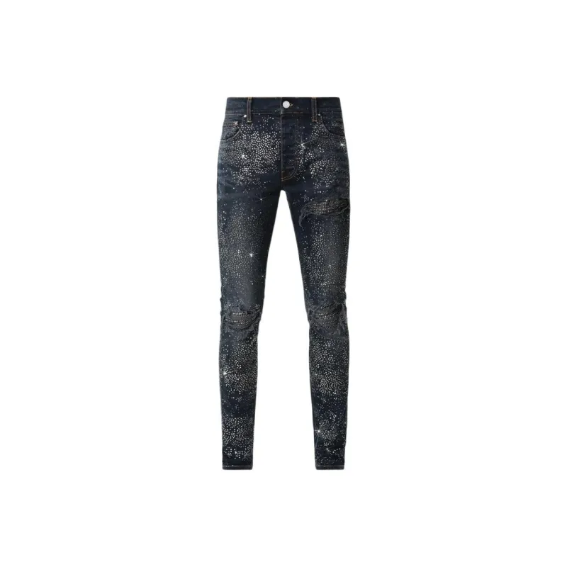 AMIRI All-over-crystal Jeans-0