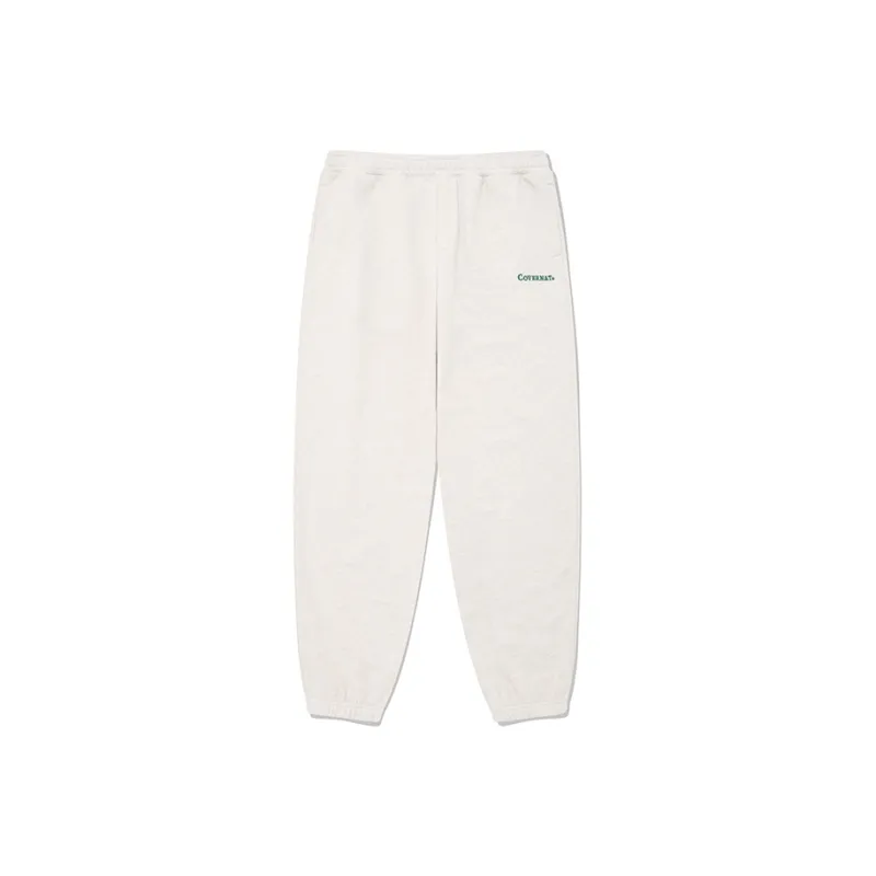 COVERNAT Knitted Sweatpants Unisex Oat-0