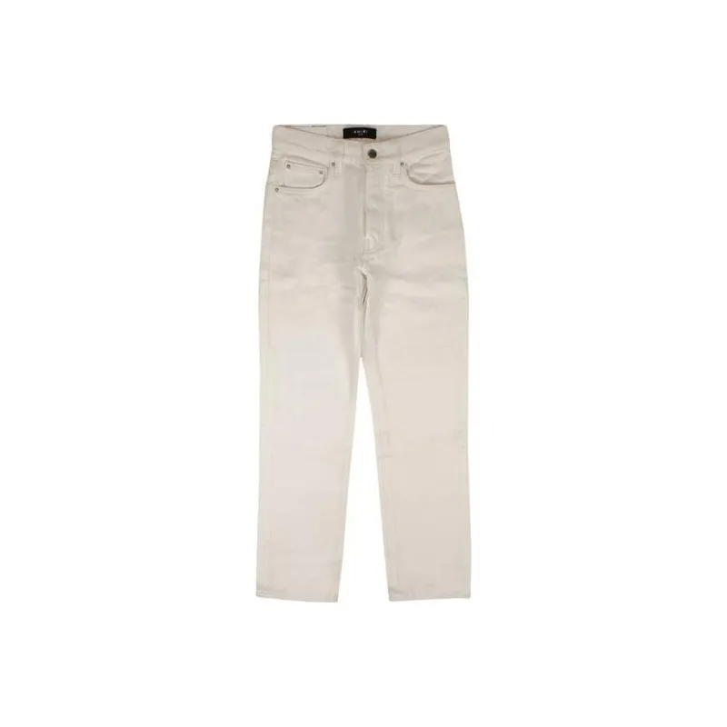 AMIRI Cropped Straight Stack Jeans-0