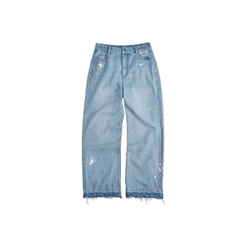 NST NONSTOP Jeans Unisex Washed Blue