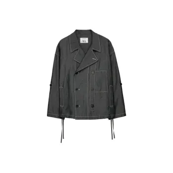 ZARA Jackets Coats Men's Asphalt Gray