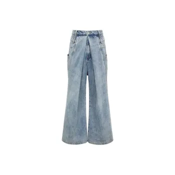 Feng Chen Wang Jeans Unisex Blue