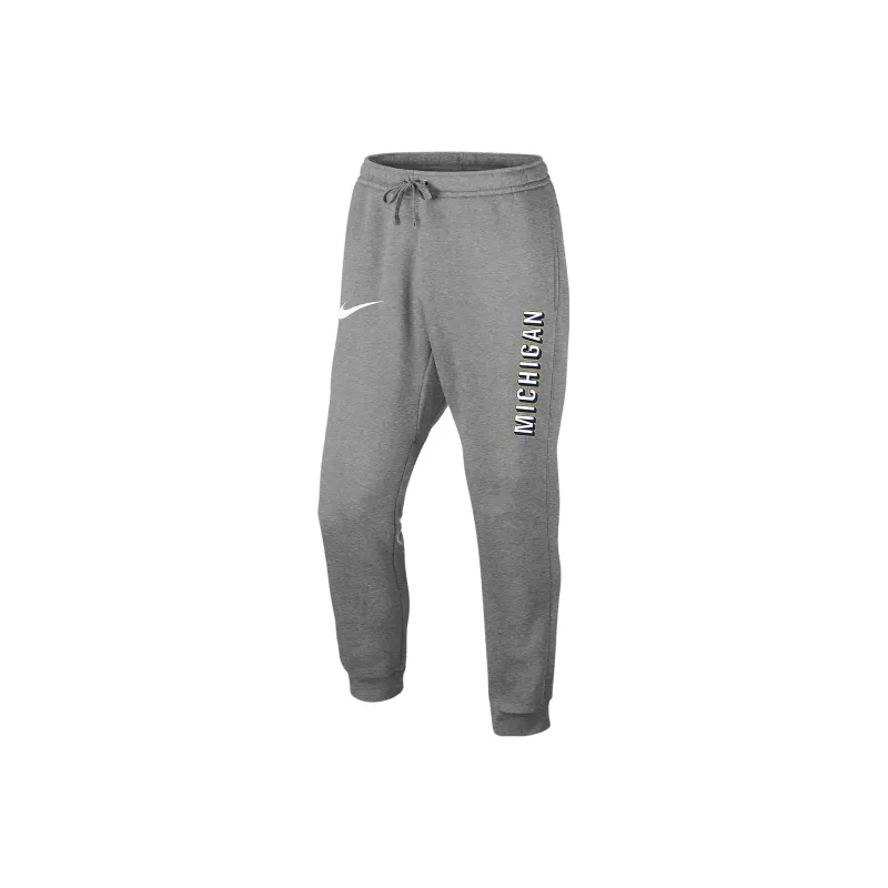 Nike Knitted Sweatpants Men Light Gray-0