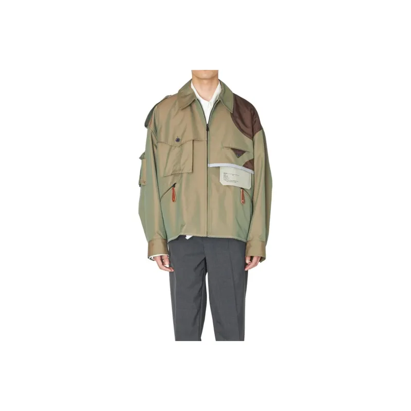 Kolor SS25 Jackets & Coats Men's Khaki-0