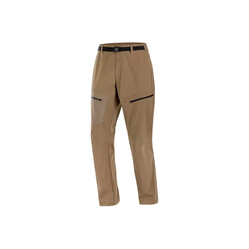 SALOMON OUTERPATH UTILITY PANTS M Cargo Pants Men's Mushroom Brown