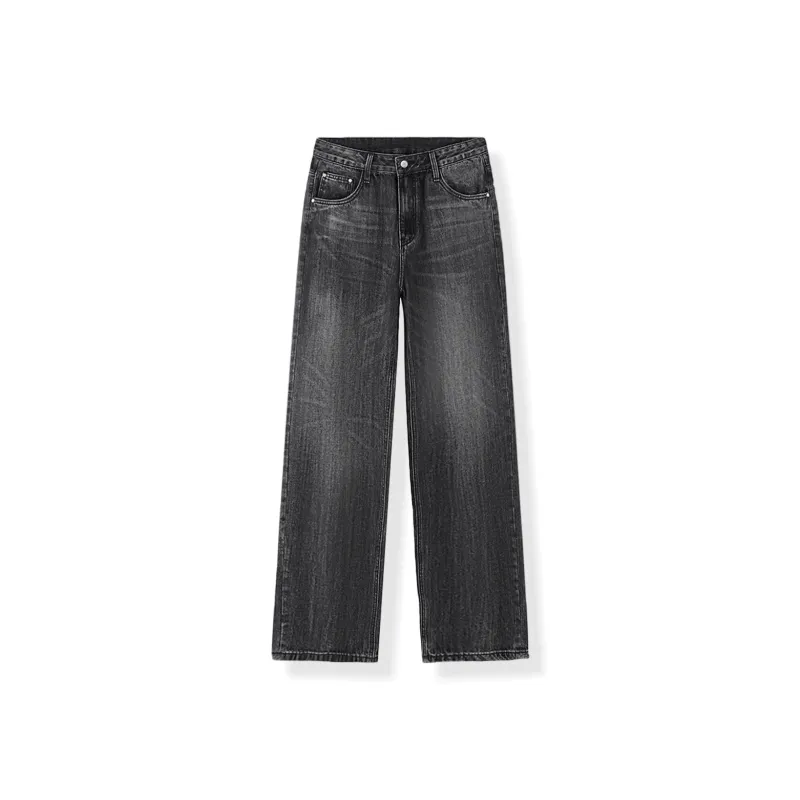 WILD LEADER Jeans Unisex Black Thick-0