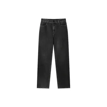 TCH Jeans Unisex Black With Silver Logo
