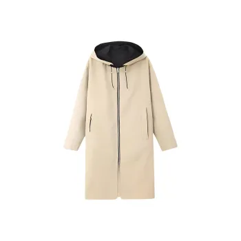 ZIOZIA Trench Coats Men Khaki