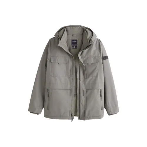Abercrombie＆Fitch Jackets Coats Men's Olive Green