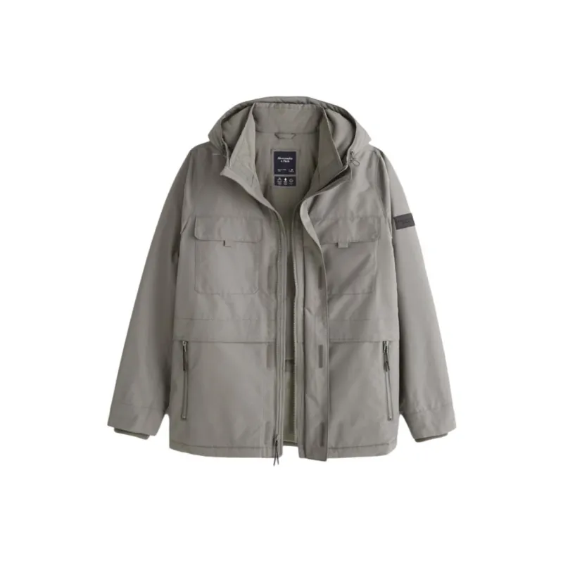 Abercrombie＆Fitch Jackets Coats Men's Olive Green-0