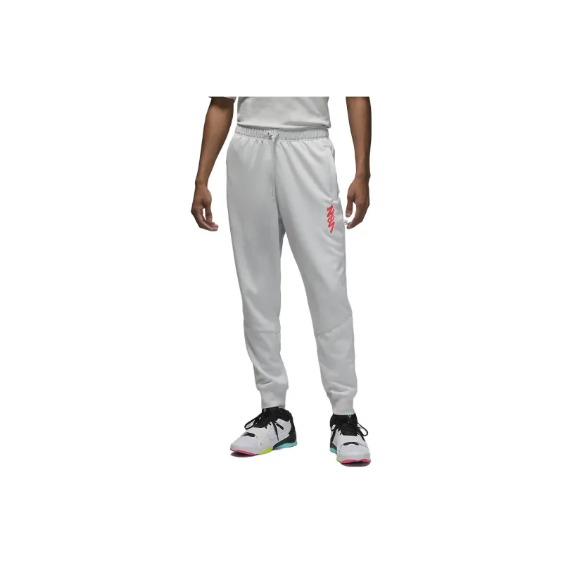 JORDAN Zion Dri FIT | Knitted Sweatpants Men Light Gray-0