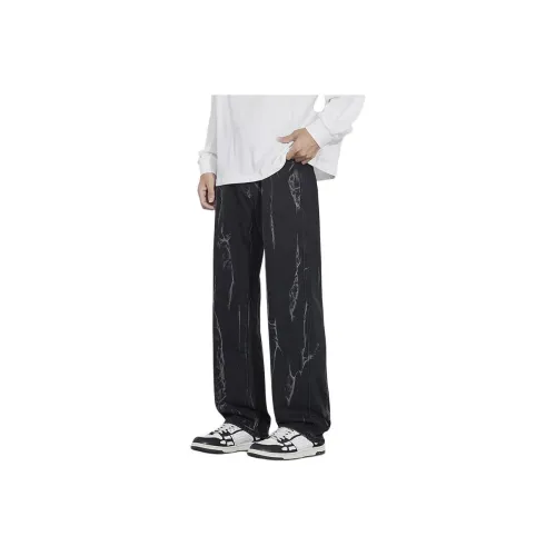IJRJ Jeans Unisex Black