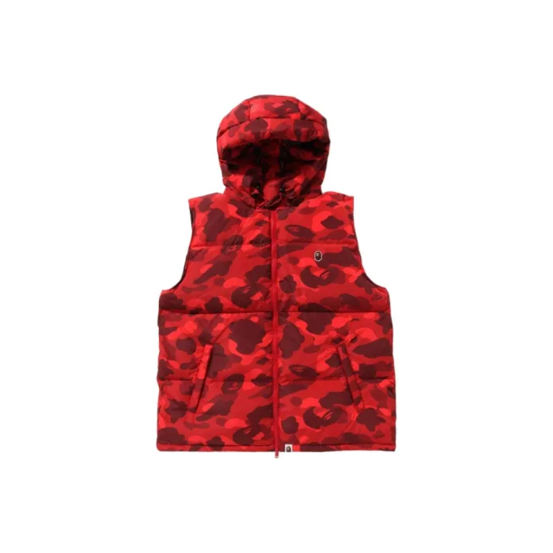 A BATHING APE Color Camo Down Vest-9