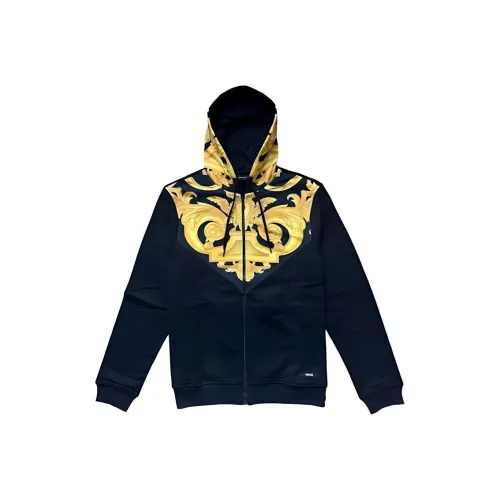 VERSACE Medusa Print Zip Up Hoodie