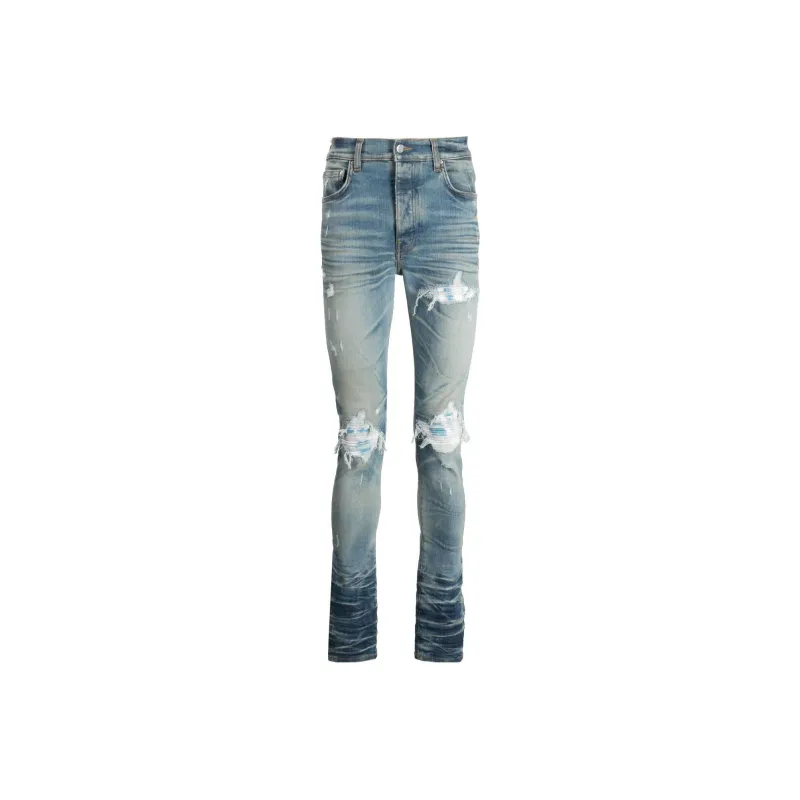 AMIRI Bleached Ma Paisley MX1 Jeans-0