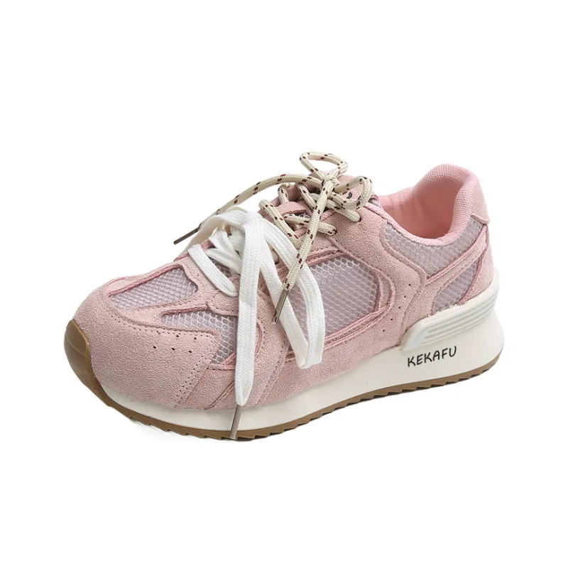 KEKAFU Anti Slip Wear Resistant Low Top Casual Shoes Women's-3