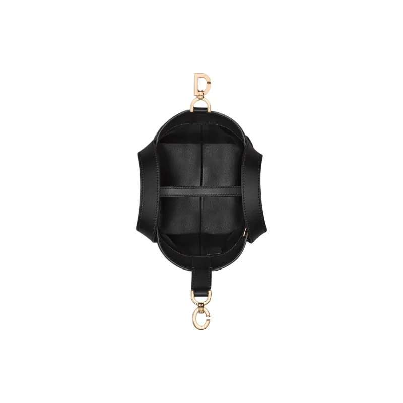 DIOR Toujours Calfskin Tote Bag, Shopping Bag, Shoulder Bag, Handbag Regular Women's Black-4