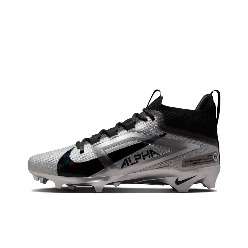 Nike Alpha Menace 4 Elite Saquon Barkley Metallic Silver-0