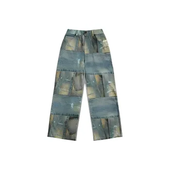 GOOD BAI GOODEES Series Jeans Unisex Blue
