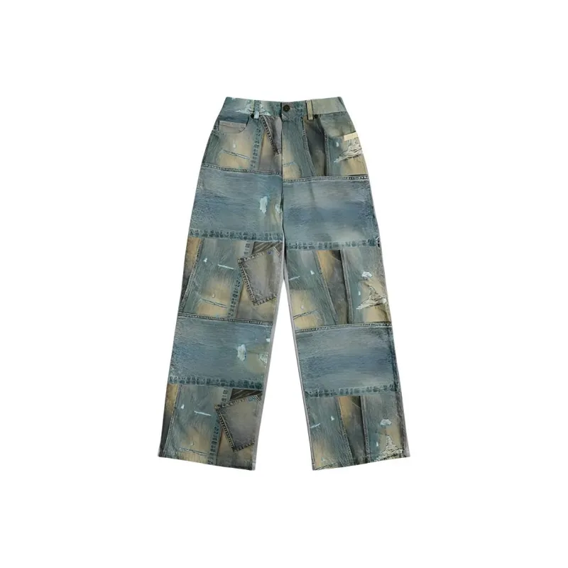 GOOD BAI GOODEES Series Jeans Unisex Blue-0