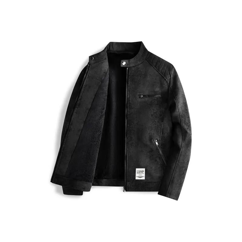 LISENPOK Leather Jackets Unisex-4