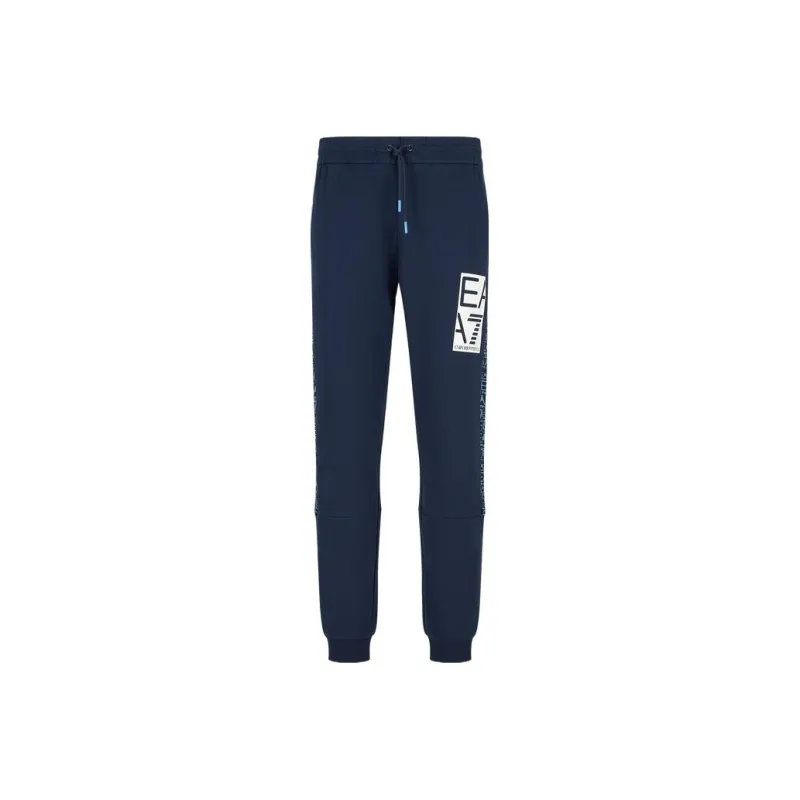 EMPORIO ARMANI EA7 Knitted Sweatpants Men Navy-0