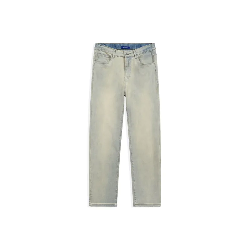 COMOWA Vintage High-street Unisex Jeans-28