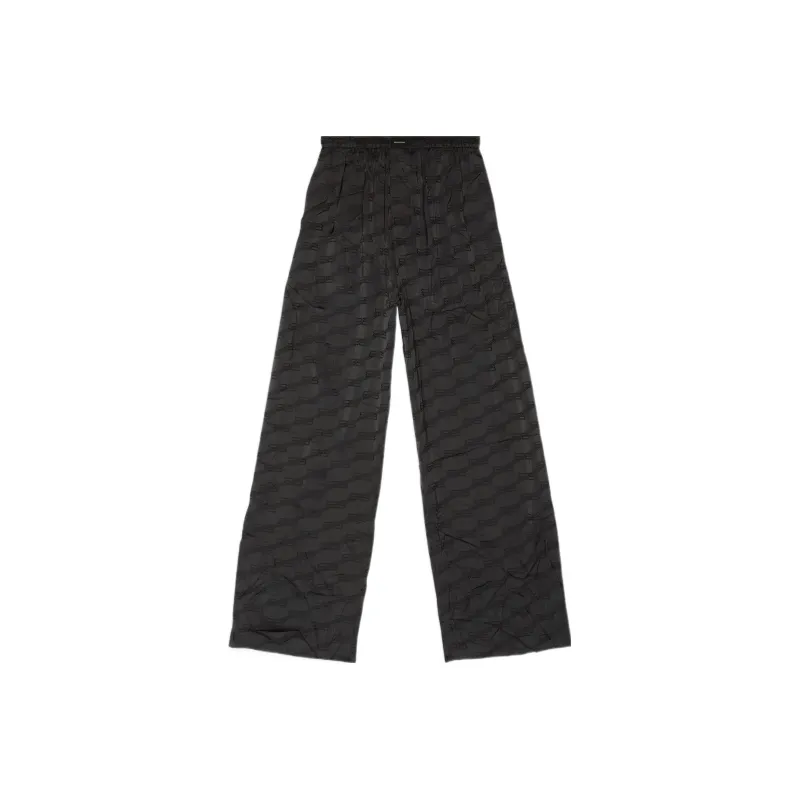 Balenciaga Balenciaga BB MONOGRAM FW22 Casual Pants Men's Black-0