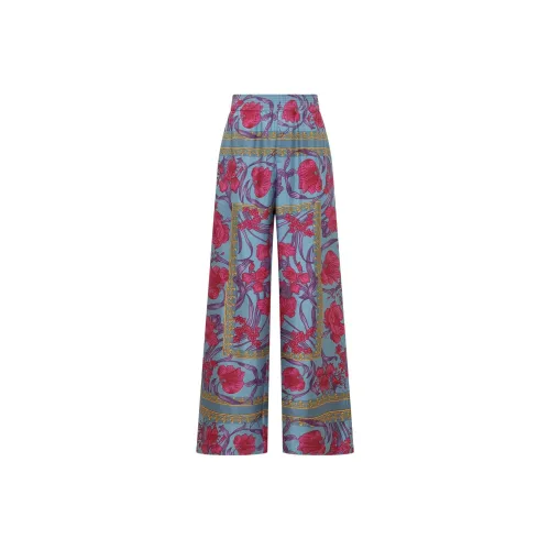 VERSACE Casual Pants Men Purple