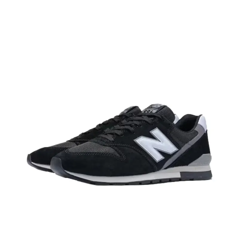 New Balance NB 996 Cushioning, Slip Resistant, And Abrasion Resistant Low Top Running Shoes Unisex Black-2